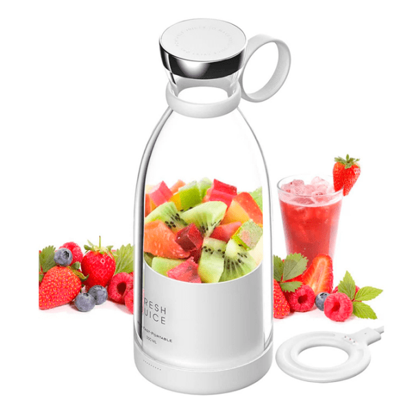 Blender portabil Fresh Juice Mini Fruit White  photo 3