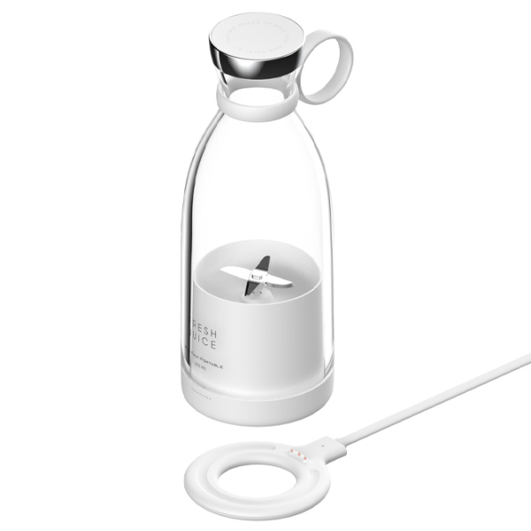Blender portabil Fresh Juice Mini Fruit White  photo 4