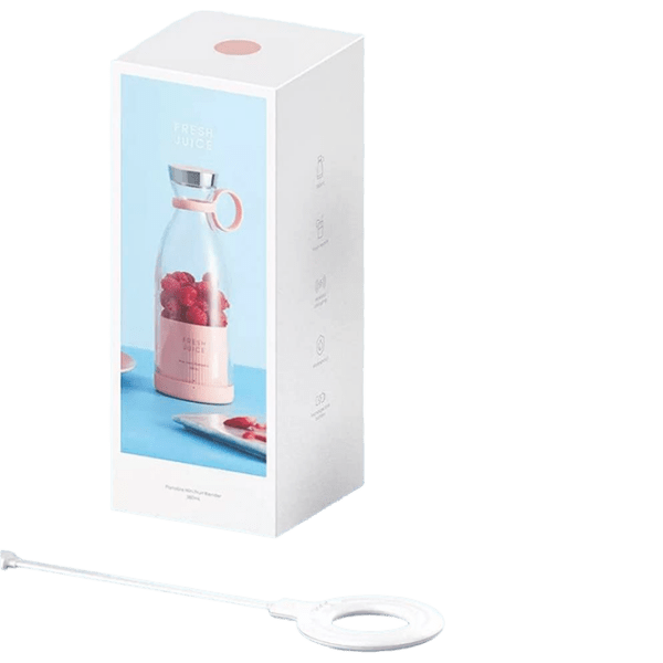 Blender portabil Fresh Juice Mini Fruit White  photo 6