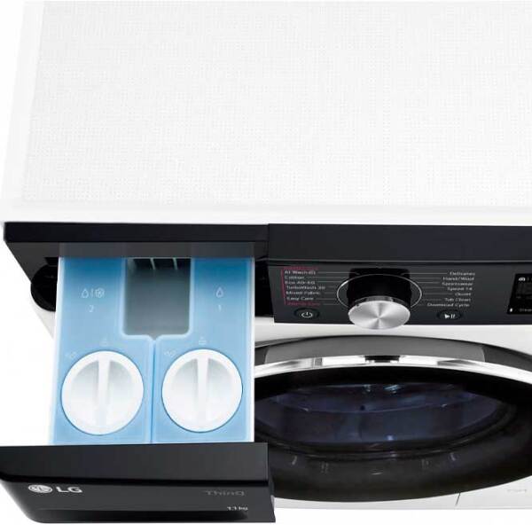 Mașină de spălat LG F4WR711S3HA White 11 kg, 1400 rpm, A photo 8
