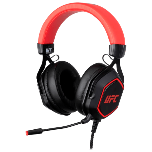 Căști Konix UFC Red Cu fir/ Gaming/ Over the ear photo 1