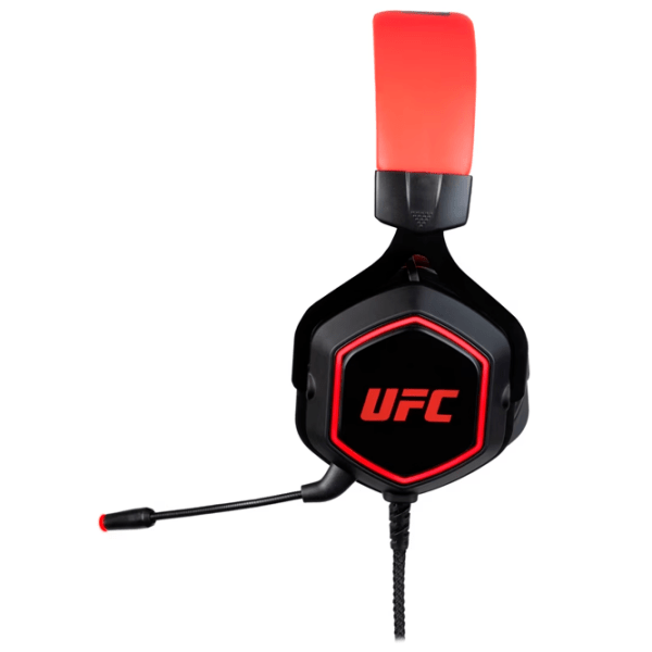 Căști Konix UFC Red Cu fir/ Gaming/ Over the ear photo 2