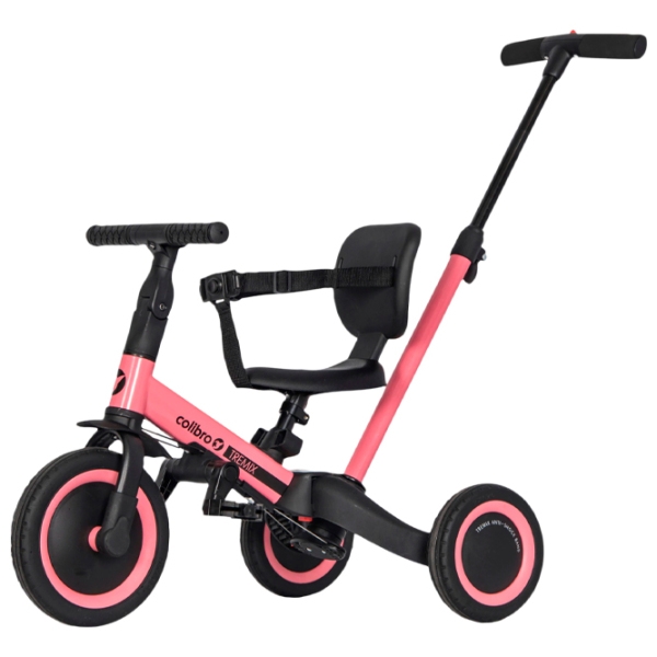 Triciclu Colibro Tremix Up Pink Metal/ Pentru copii photo 1