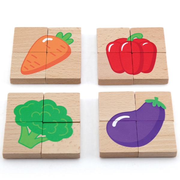 Puzzle magnetic VIGA Fructe (50700) Numărul de piese: 32, V&acirc;rsta recomandată: 1.5+ photo 2