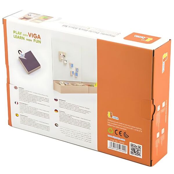 Puzzle magnetic VIGA Animale (50722) Numărul de piese: 32, V&acirc;rsta recomandată: 1.5+ photo 3