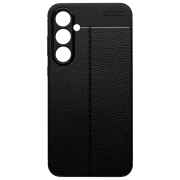 Чехол для смартфона Samsung Galaxy A55 (Leather) Черный EVO, ТПУ, Back