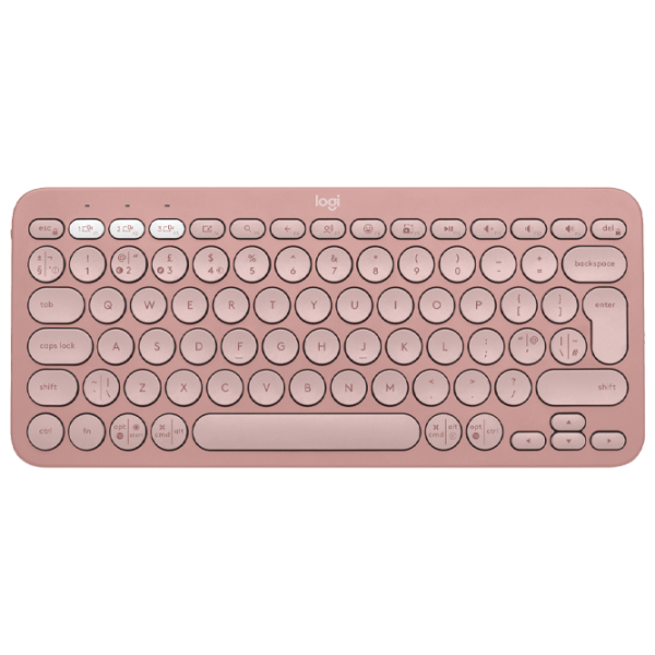 Клавиатура Logitech Pebble Keys 2 K380S Rose Для дома и офиса, Беспроводные photo 1