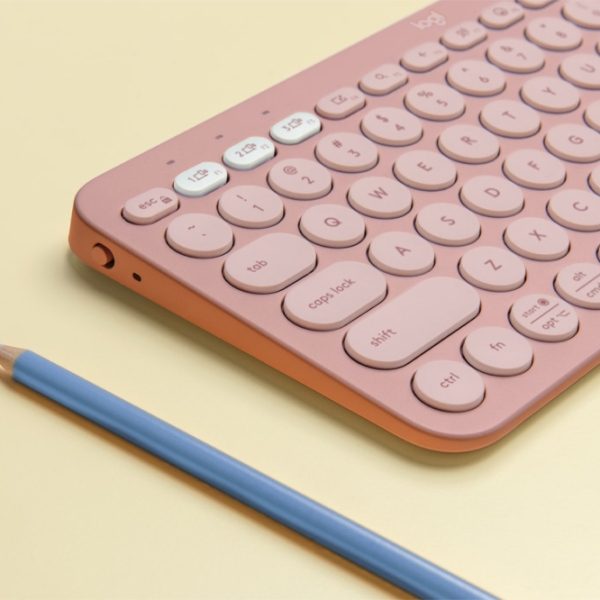 Клавиатура Logitech Pebble Keys 2 K380S Rose Для дома и офиса, Беспроводные photo 6