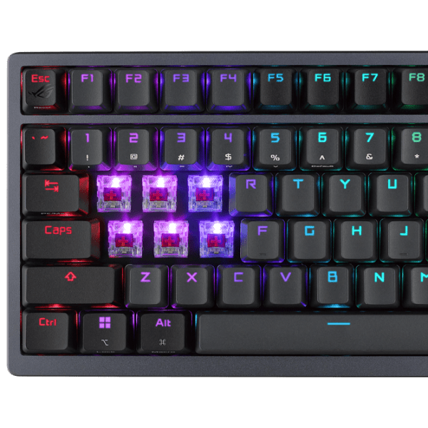 Tastatură Asus ROG Azoth TKL Black Gaming, Fără fir photo 7