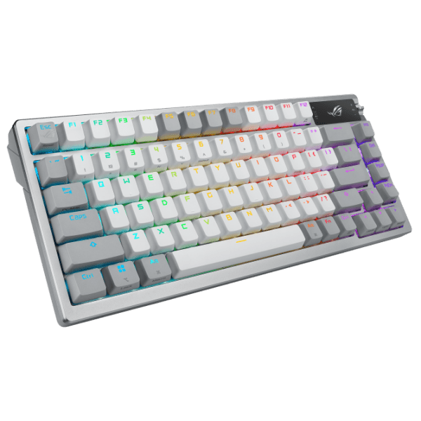 Tastatură Asus ROG Azoth TKL White Gaming, Fără fir photo 3