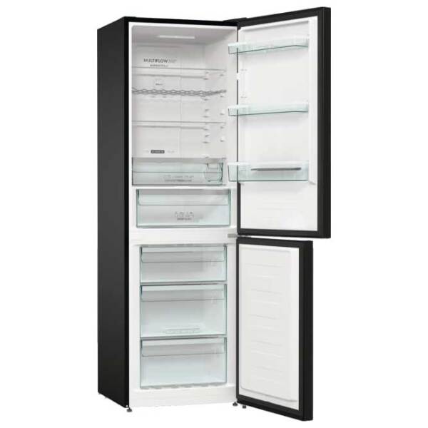 Frigider Gorenje NRK619EABXL4 Black 204l / No Frost, 96l / No Frost, E photo 3