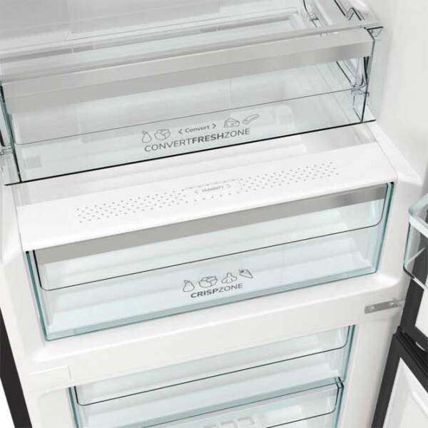 Frigider Gorenje NRK619EABXL4 Black 204l / No Frost, 96l / No Frost, E photo 7
