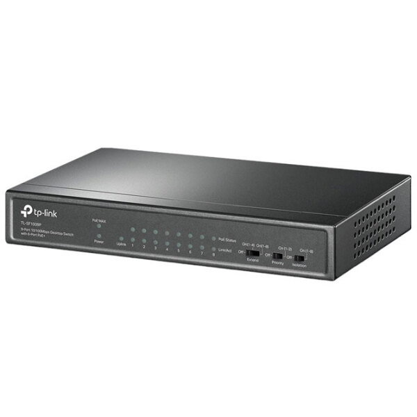Switch TP-Link TL-SF1009P Black 1.8 Gbit/ s photo 2