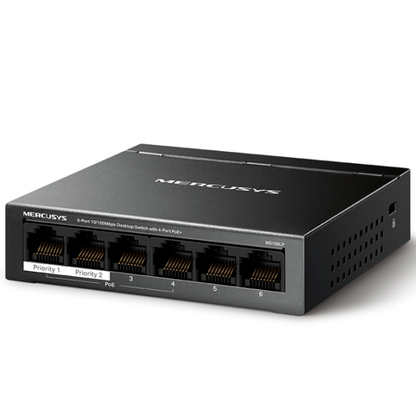 Switch Mercusys MS106LP Black 10 Gbit/ s photo 3