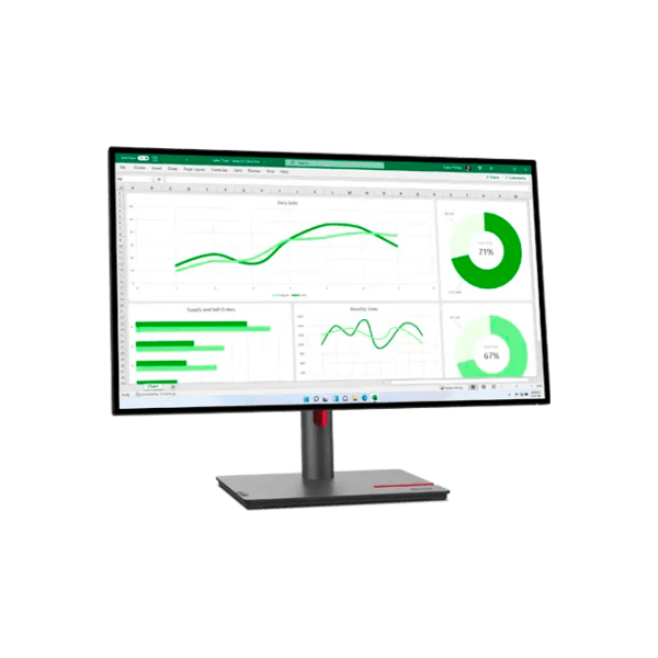 Монитор Lenovo ThinkVision P27q-30 Черный 27" 2K IPS WLED photo 3