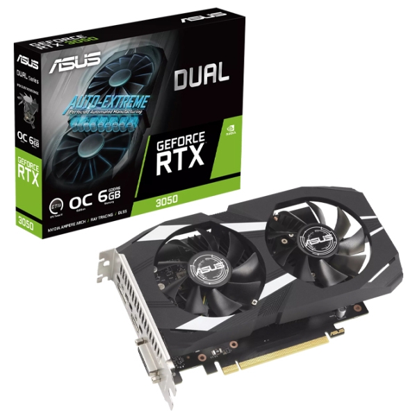 Видеокарта Asus GeForce RTX 3050 Dual OC 6 ГБ  photo 6