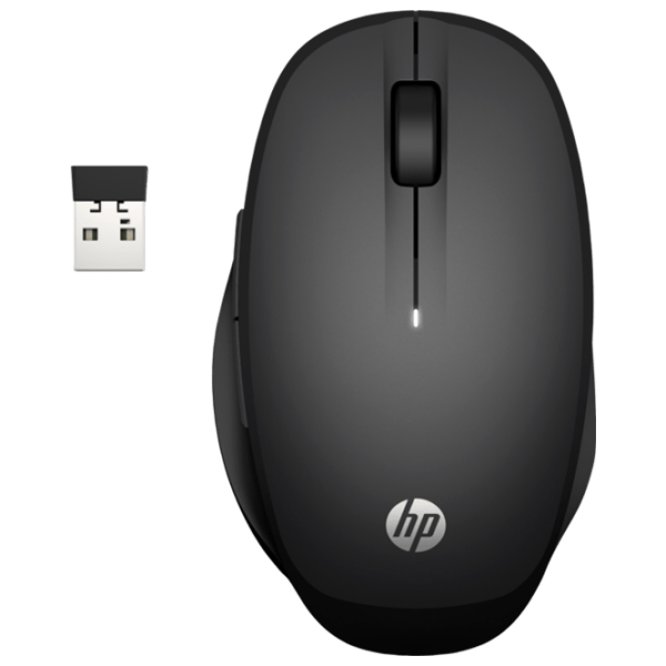 Мышь HP 300 Dual Mode Черный Беспроводные, 3600 dpi photo 1