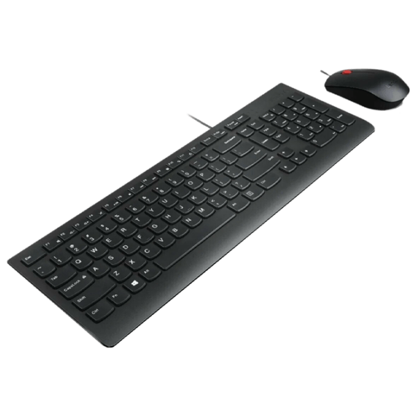 Клавиатура и Мышь Lenovo Essential Wired Черный Для дома и офиса, Проводная photo 2