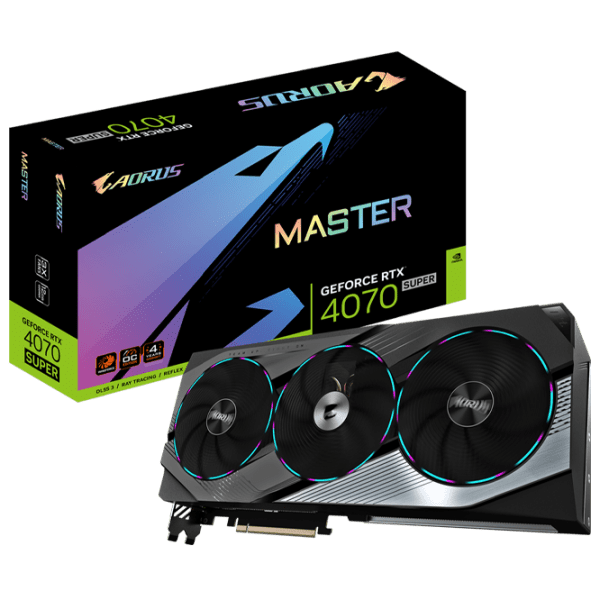 Placă video Gigabyte GeForce RTX 4070 SUPER MASTER 12 GB PCI Express 4.0 photo 6