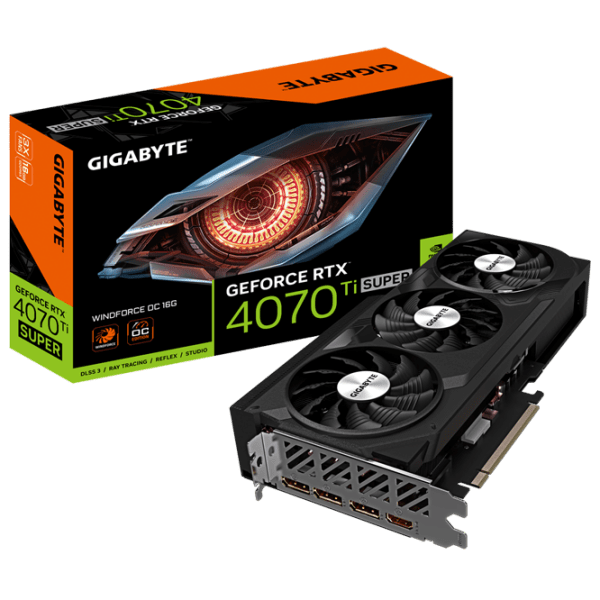 Placă video Gigabyte GeForce RTX 4070 Ti SUPER WINDFORCE OC 16 GB PCI Express x16 4.0 photo 7