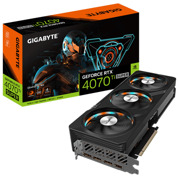 Видеокарта Gigabyte GeForce RTX 4070 Ti SUPER GAMING OC 16 ГБ PCI Express x16 4.0 photo 6