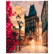 Pictură pe numere BrushMe Praga 50 x 40 cm, P&acirc;nză