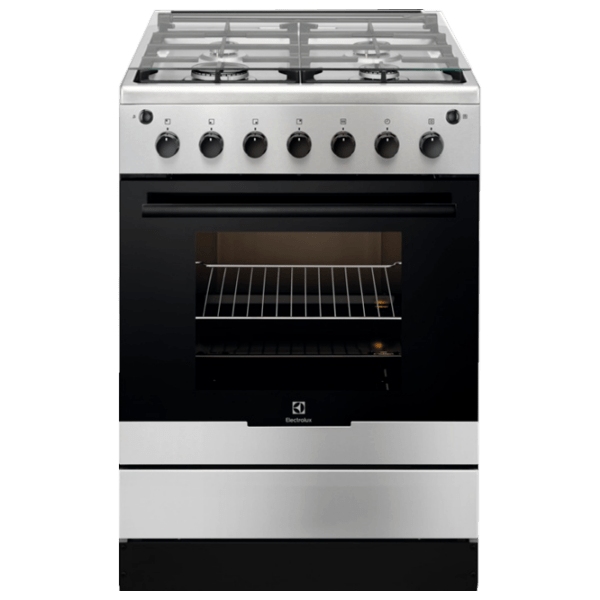 Плита Electrolux EKG61185OX Нержавеющая сталь Тип плиты: Газовая, 51 л, Тип духовки: Газовая photo 1