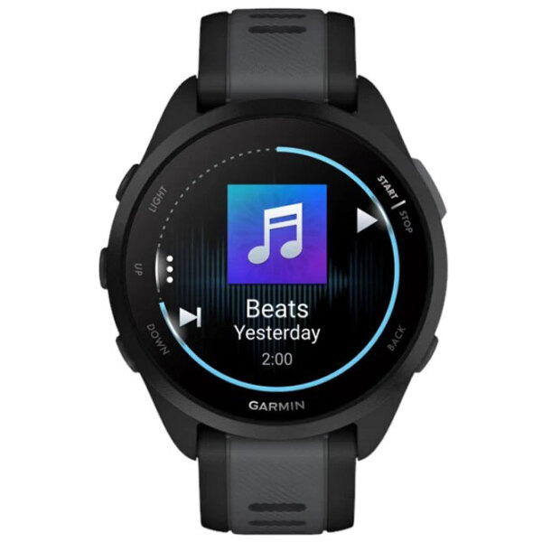 Умные часы Garmin Forerunner 165 Music Черный 1.2" | 30.4 мм | Прочное полимерное волокно/Силикон
| 010-02863-30 photo 4