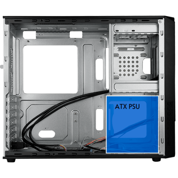 Корпус Chieftec UC-03B-OP Черный micro ATX photo 6