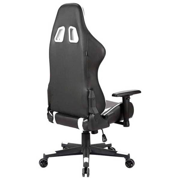 Scaun Gaming Newskill Kitsune 5608849 Black White  photo 5