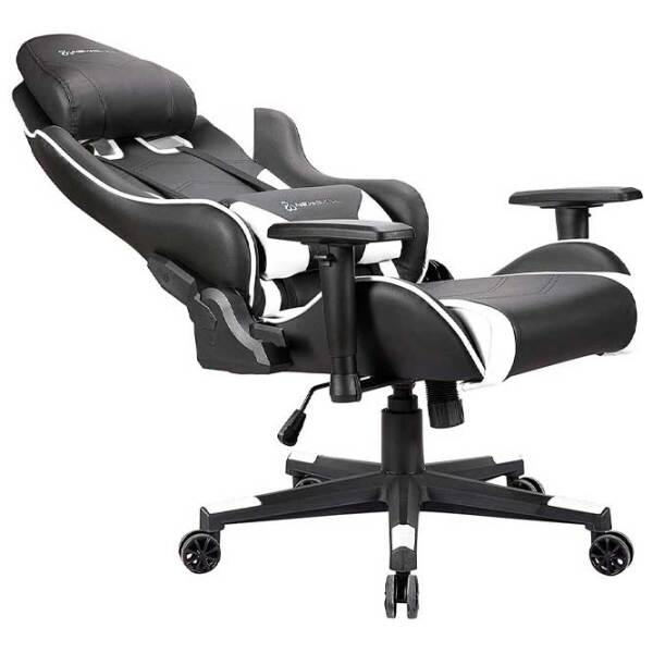 Scaun Gaming Newskill Kitsune 5608849 Black White  photo 6