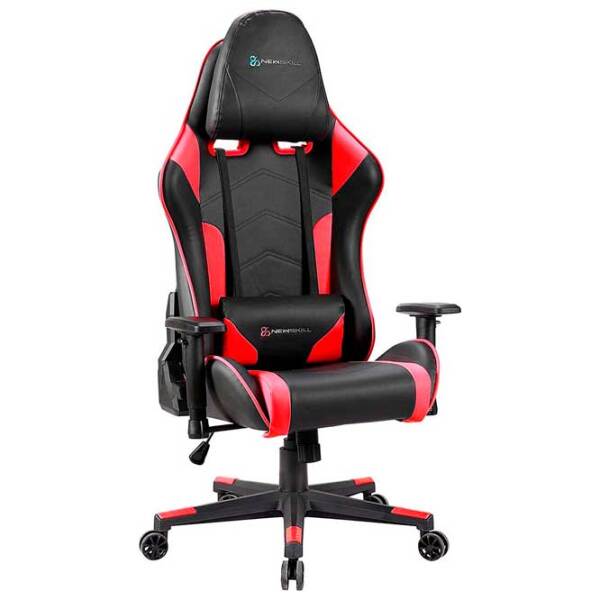 Scaun Gaming Newskill Kitsune 5608831 Black Red  photo 2