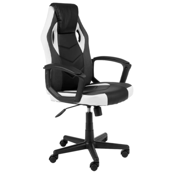 Scaun Gaming Akord F4G FG-19 5671247 White Black  photo 1