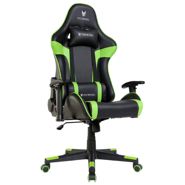 Scaun Gaming Oversteel Ultimet 5608832 Black Green  photo 1