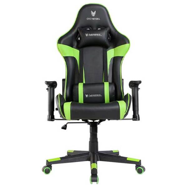 Scaun Gaming Oversteel Ultimet 5608832 Black Green  photo 2
