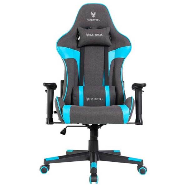 Scaun Gaming Oversteel Ultimet 5608827 Black Blue  photo 4
