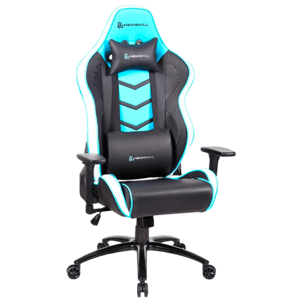 Scaun Gaming Newskill Kaidan 5608856 Black Blue  photo 1