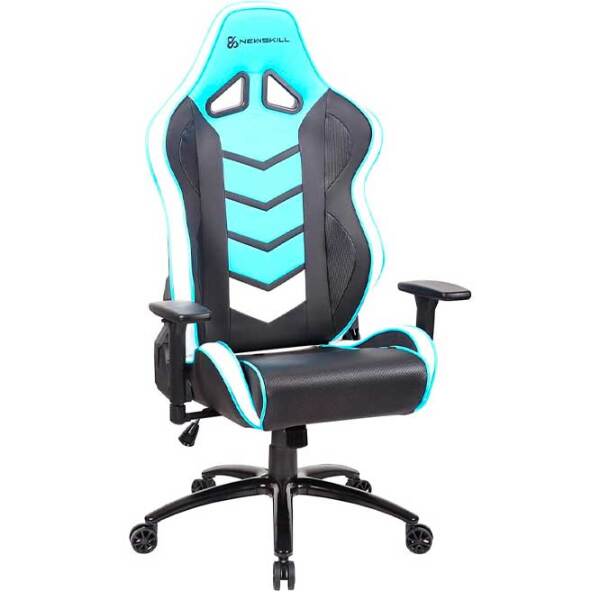 Scaun Gaming Newskill Kaidan 5608856 Black Blue  photo 2