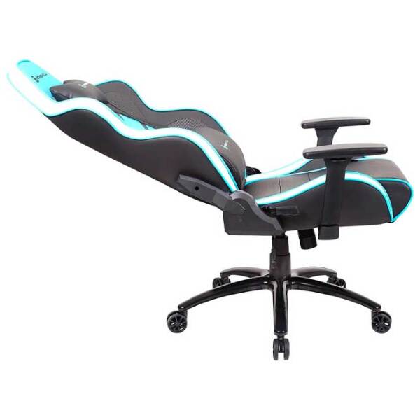 Scaun Gaming Newskill Kaidan 5608856 Black Blue  photo 4
