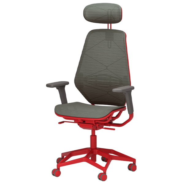Scaun Gaming Ikea Styrspel 5593046 Gray Red  photo 1