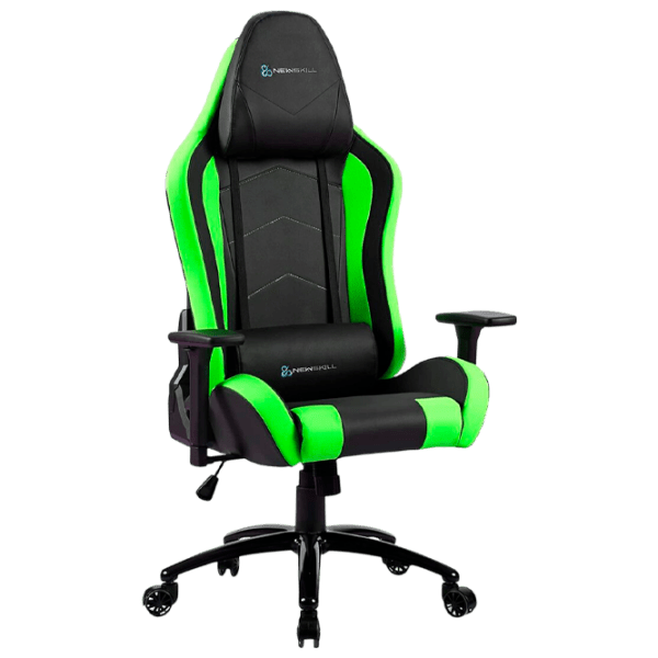 Scaun Gaming Newskill Takamikura 5608852 Black Green  photo 1