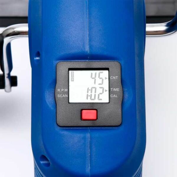 Bicicletă fitness FitTronic P1000B Black Blue Orizontală, 100 kg photo 2