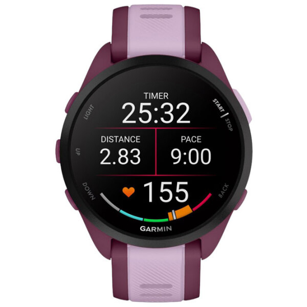 Умные часы Garmin Forerunner 165 Music Фиолетовый 1.2" | 30.4 мм | Прочное полимерное волокно/Силикон
| 010-02863-33 photo 3