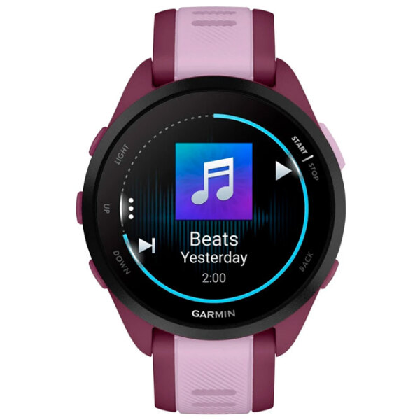 Умные часы Garmin Forerunner 165 Music Фиолетовый 1.2" | 30.4 мм | Прочное полимерное волокно/Силикон
| 010-02863-33 photo 5