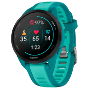 Умные часы Garmin Forerunner 245 Music Аквамариновый 1.2" | 30.4 мм | Прочное полимерное волокно/Силикон
| 010-02863-32