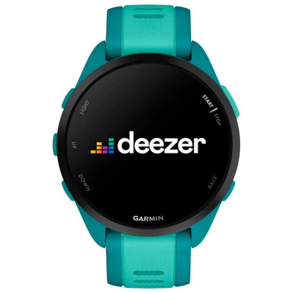 Ceas inteligent Garmin Forerunner 245 Music Turquoise 1.2" | 30.4 mm | Fibră polimerică durabilă/Silicon
| 010-02863-32 photo 2
