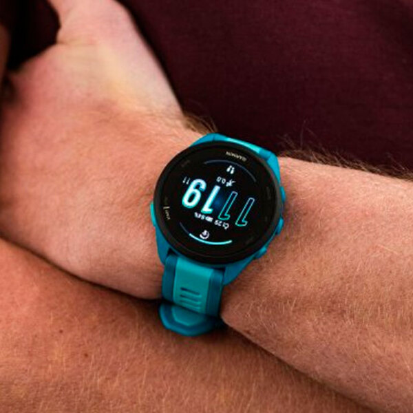 Ceas inteligent Garmin Forerunner 245 Music Turquoise 1.2" | 30.4 mm | Fibră polimerică durabilă/Silicon
| 010-02863-32 photo 9