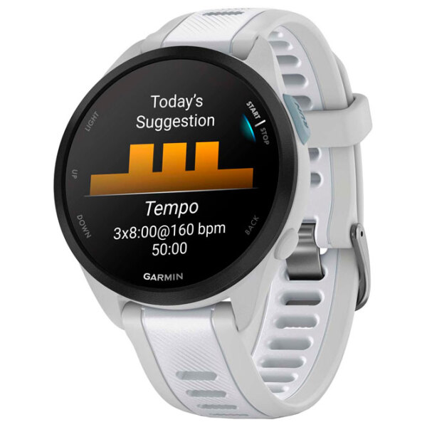 Ceas inteligent Garmin Forerunner 165 Music Mist Gray 1.2" | 30.4 mm | Fibră polimerică durabilă/Silicon
| 010-02863-31 photo 2