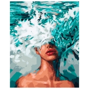Pictură pe numere BrushMe Oceania 50 x 40 cm, P&acirc;nză