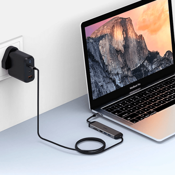 Адаптер Hub WIWU Alpha 521 Серый USB Type-C photo 6